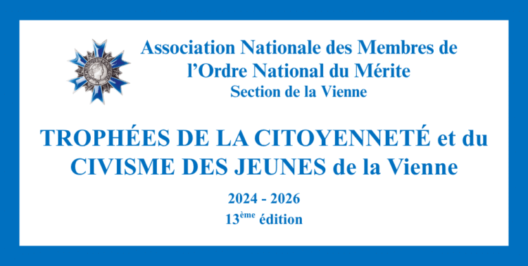 ANMONM 86 – Trophées de la Citoyenneté et du Civisme des Jeunes de la Vienne